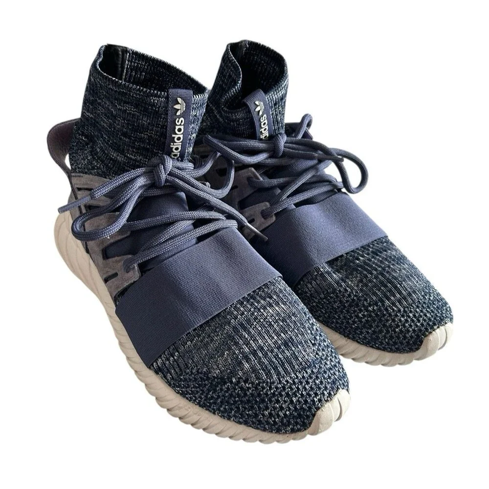 Adidas Tubular Doom PK Mens Purple Basketball Mesh Sports Shoes  BB2393 Size 8